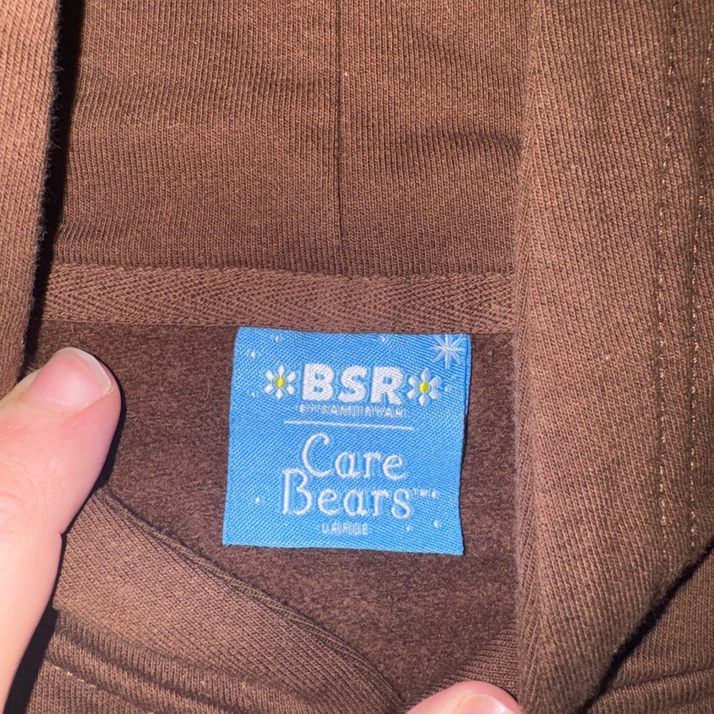 Authentic By Samii Ryan Brown Care Bear Hoodie With Graphic Design View 2